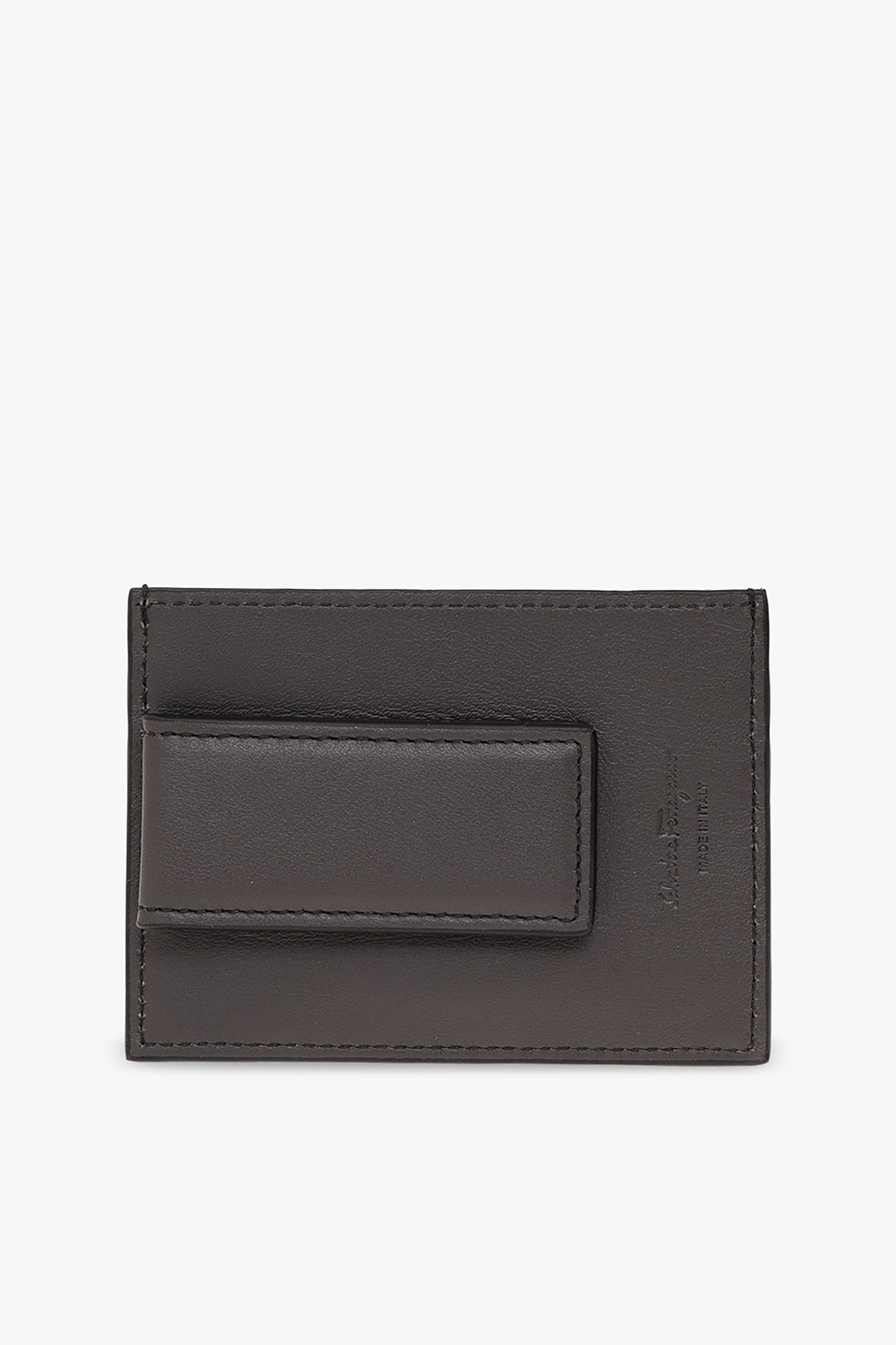 Black Card case with logo FERRAGAMO Vitkac Italy